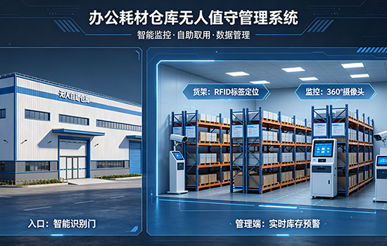 RFID无人领用仓:办公耗材仓专用RFID方案