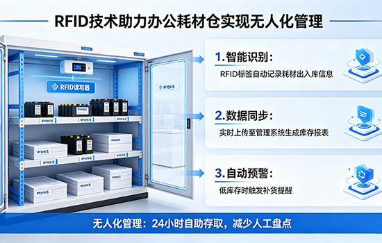 智芯RFID技术助力办公耗材仓实现无人化管理