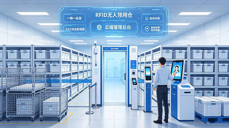 RFID无人领用仓科普:它到底是什么?如何改变传统资产物资管理?